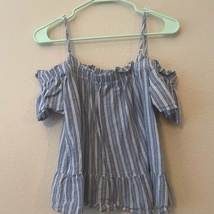 Rue 21 Light blue Off shoulder top